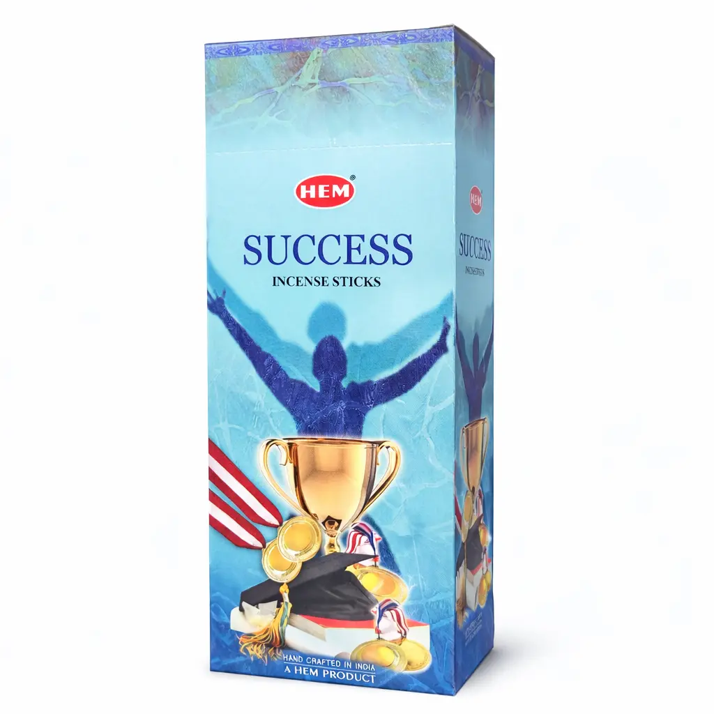 HEM Success Incense Sticks - Hand-Rolled in India, 120 Count