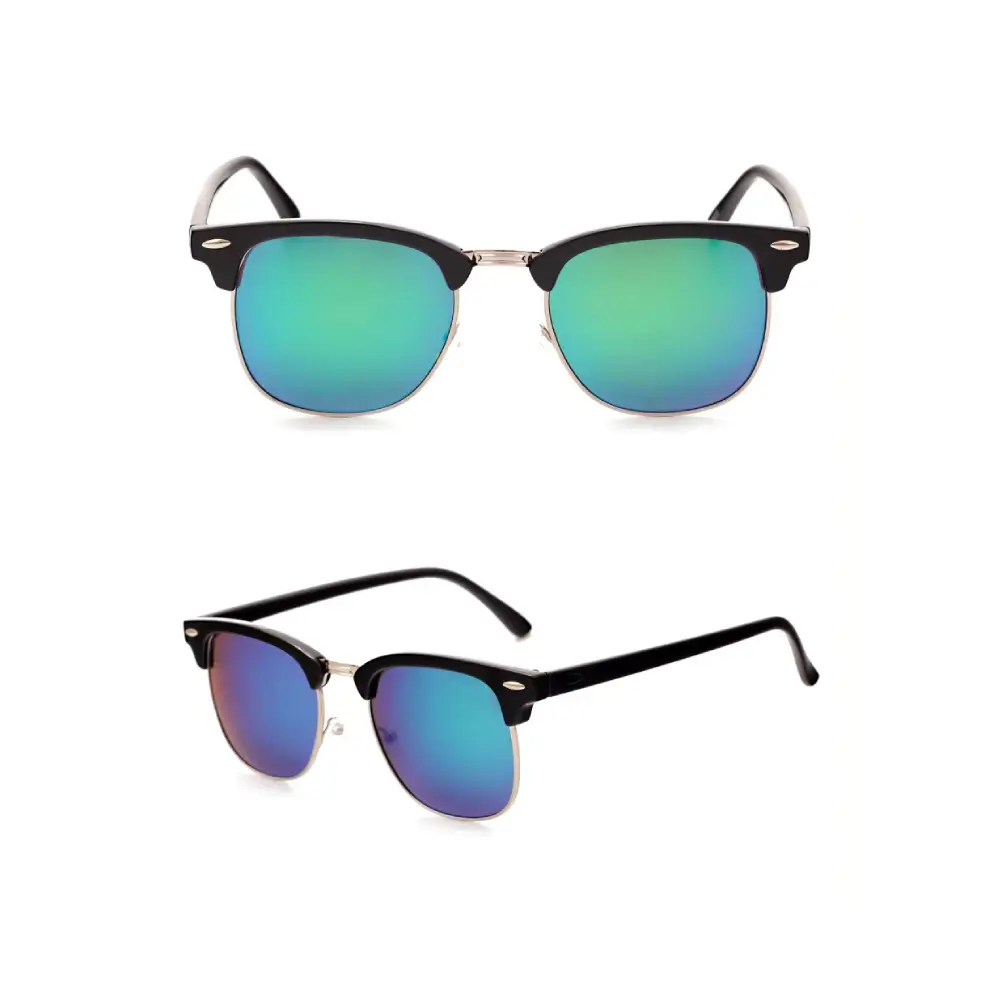 Blue Lens With Silver Frame 