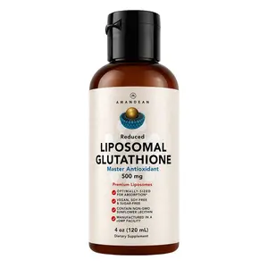 Amandean Liquid Liposomal Glutathione Supplement (4oz) - Vegan Formula made with Setria Glutathione