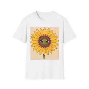 Unisex Softstyle T-Shirt - Sunflower - Original Graphic Art created by seller
