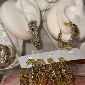 Xuping 14k Earrings diamond color