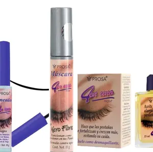 All in one, eyeliner, microfiber mascara and prose eyelash oil