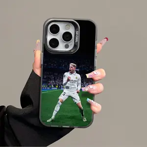 Valverde  Anti-Drop Protective Acrylic Phone Case for iPhone 17 ProMax 16 15 14 13 12 11 XS Samsung S25 24 FE 23 22 Ultra Plus with Anti-Collision Strips Non-Slip Grip