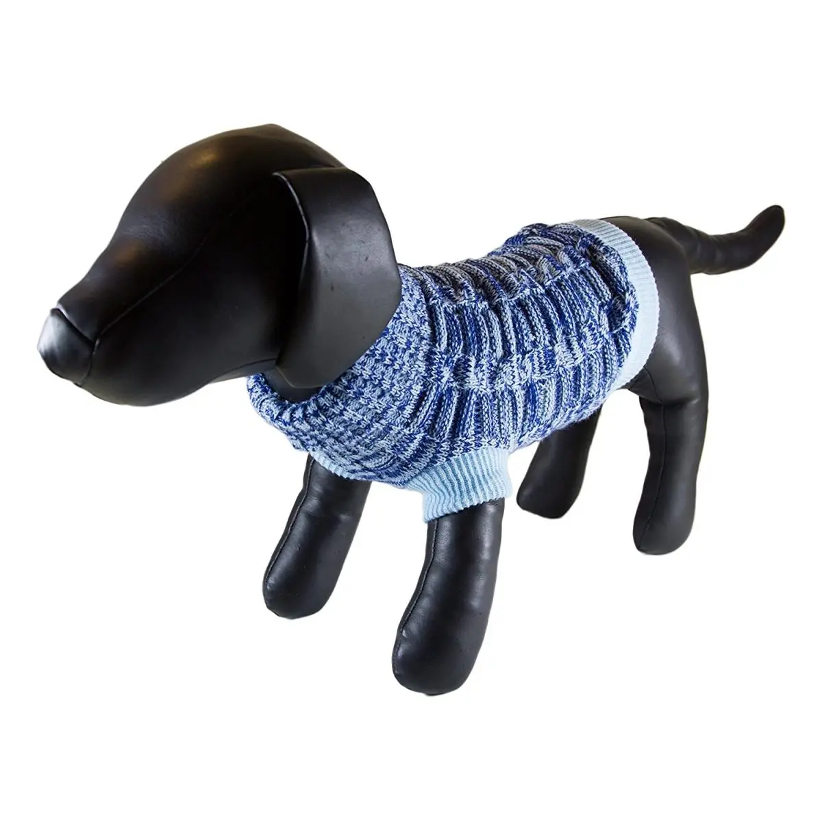 Petcessory Stylish Turtleneck Dog Sweater - Woolen Knit Cotton Blend, Extra Large Size, Keeps Warm for Small Pets in Cold Weather, Machine Washable