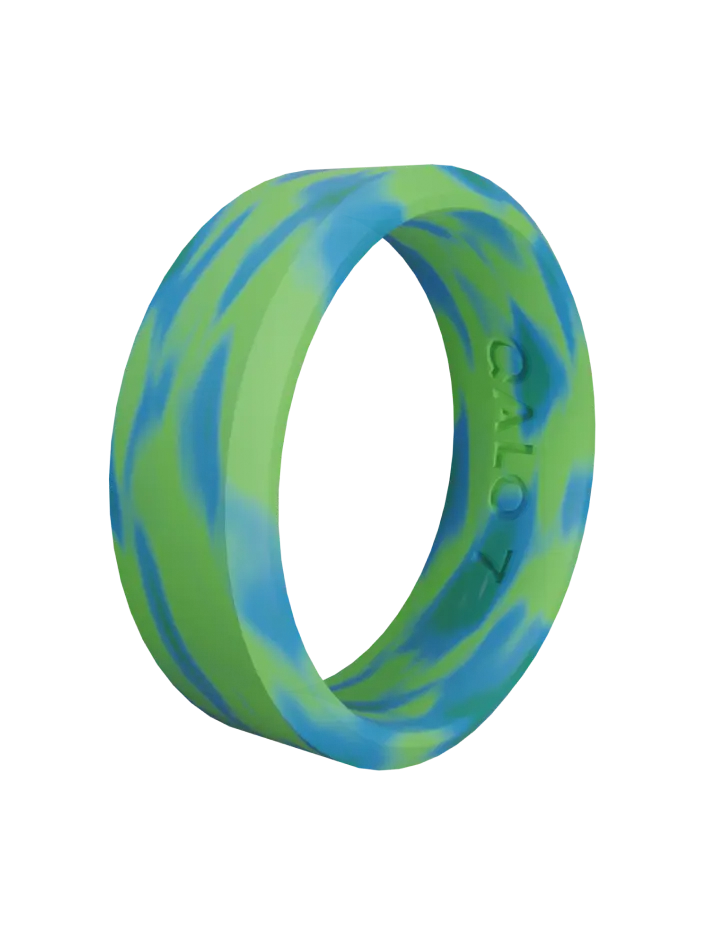 Women's Modern Aurora Liquid Silicone Finger Ring - Glow-in-the-Dark Northern Lights Fantasy-Inspired Band, Flexible Band-Shaped Costume Jewelry Ring for Females, Band-Shaped Rings, Flexible Rings
