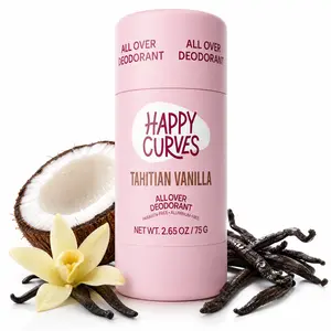 HAPPY CURVES All Over Whole Body Deodorant for Women - Aluminum-Free - Invisible All Day Layer of Full Body Protection for Long Lasting Odor Control, Sensitive Skin, & Private Parts