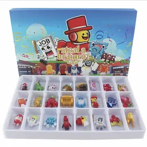 24 Piece Set Brainworm Game Figure Blind Box, Virtual Monster Model Display Pieces, Collectible Toy Figures, Figurine, Perfect Gift for Gamers