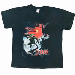 VINTAGE 00S ZELDA GAME T-SHIRT, Vintage The Legend of Zelda Twilight Princess Graphic T-Shirt