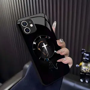 Jesus Cross MagSafe Phone Case – Divine Halo Christian Faith Magnetic Cover for iPhone 11–975 tiktokshopspringglowup