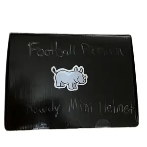 PYD Autographed Premium Rowdy Football Mini Helmet Break