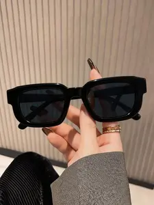 Unisex Square Sunglasses, Perfect for Daily Driving and Music Festivals, Ideal Gift Choice, Stylish and Versatile Eyewear