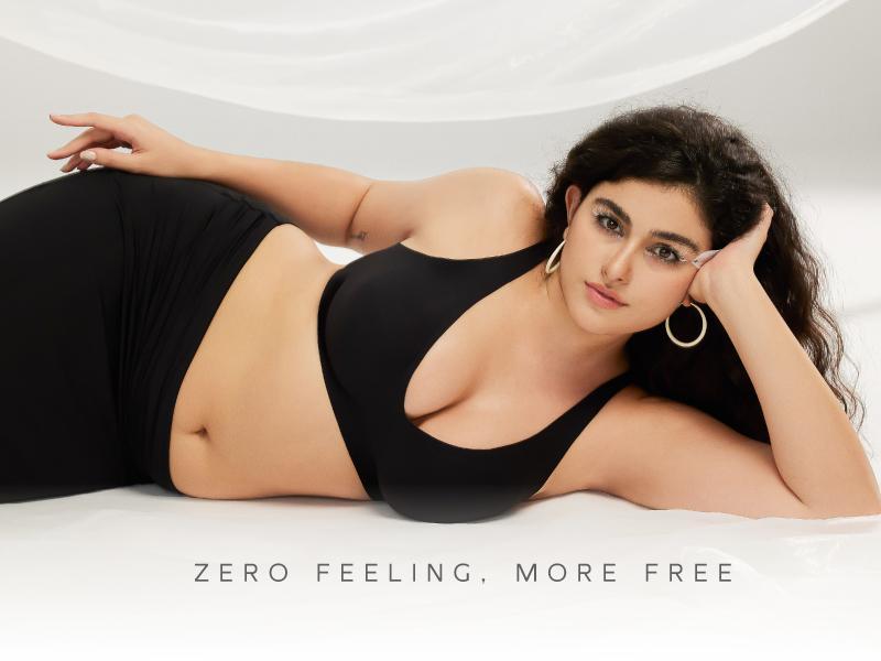 Jelly Bra Deep V Plunge with Wide Straps Seamless Wireless Bras Comfort & Sexy U-Back Design Everyday T-shirt Bra for Women Casual Wear