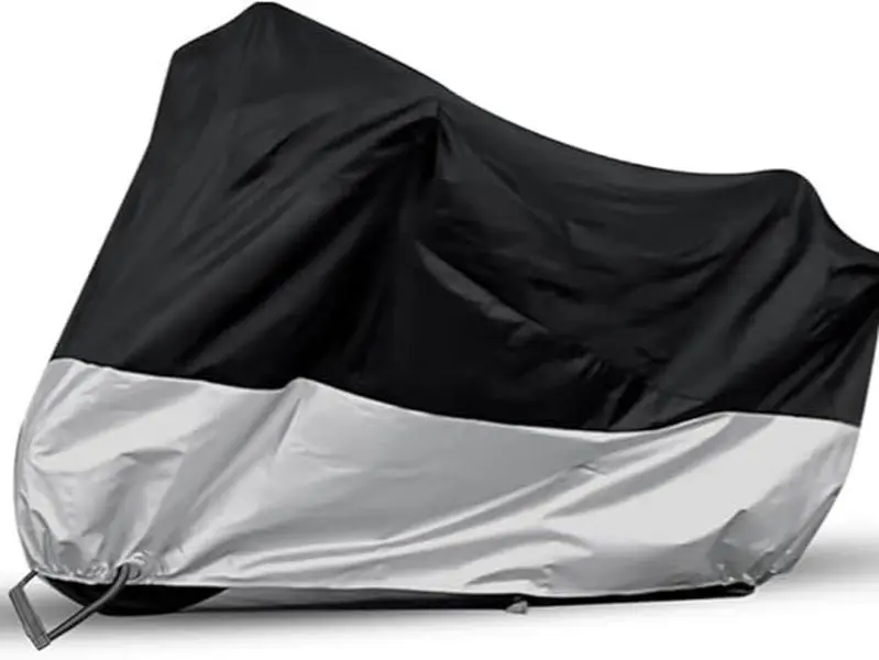 Motorbike Cover with Lock-Holes Motorcycles Vehicle Cover Fits Up to 97" Motorcycles Vehicle - 2XL Size