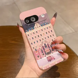 Luxury Clmj The Grand Budapest Hotel Phone Case Suitable For Google Pixel 10 9 9A 8 8A 7 7A Pro XL 5G Lens Protection Anti-Shock Hard PC Back Cover