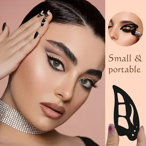 4 Piece Silicone Eyeshadow Tools Eye Makeup Aid, Quick Makeup Halloween Beauty Tool, Women's Eyeliner Template, Abs Material, Single Item, Cosmetic Makeup Tool