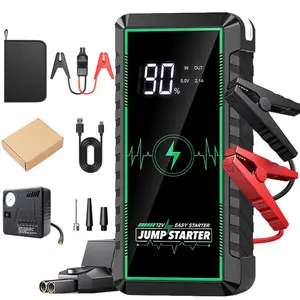 Portable Car Jump Starter, USB Rechargeable 12V 9400mAh Car Battery Jump Power Pack, USB Fast Charging Car Battery Booster with LED Lights