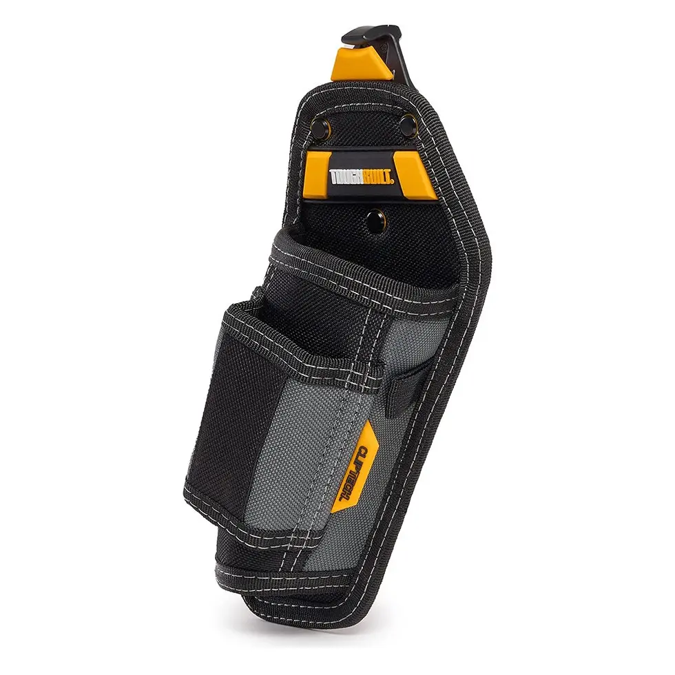 1pc Toughbuilt  Hammer Holster Tool Storage Bag with Quick-Release Cliptech - Durable Fabric, Ergonomic Grip, Compact & Portable Tool Pouch for Workshop, DIY Projects, Construction Sites (Black), Tool Organizer, Workshop Accessory, Organizing Tool