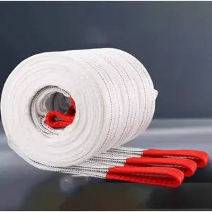 6pcs Industrial Heavy-Duty Lifting Straps Reinforced Stitching for Rescue Construction Woodworking