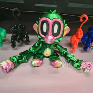 Blob Monkeys Medium Large and Jumbo Collectible Figures with Vibrant Colors and Unique Designs for Kids and Collectors