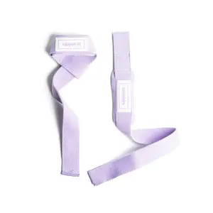 UPPPER Lifting Straps Lavender - For Deadlifts & Pullups, 22" Cotton, Neoprene Padding