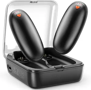 14000mAh Hand Warmer Rechargeable 2-Pack, AI Hand Warmer with Charging Case Lasts 60 Hours, 1 Second Fast Heating, Portable Electric Pocket Warmer, Suitable for Golf, Hunting, Camping, and Hiking