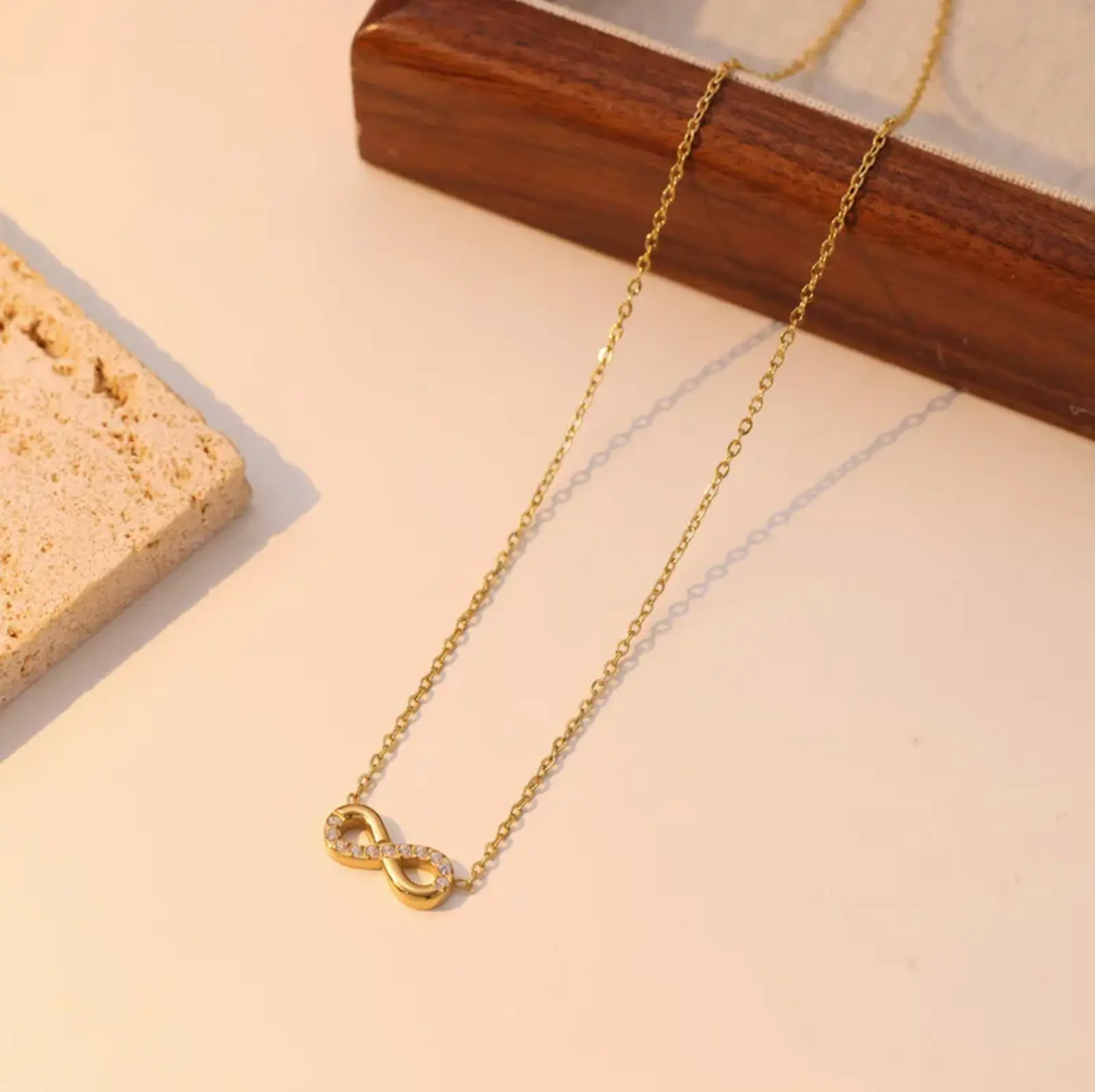 Gold Infinity Necklace