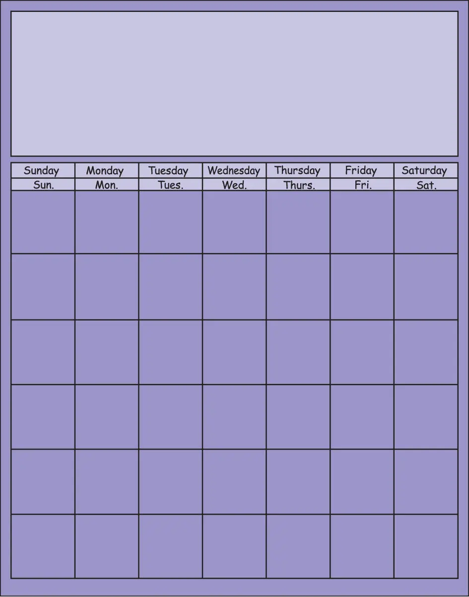 SHAPES ETC. Vertical Wall Calendar Planner - Lavender Office Stationery & Supplies
