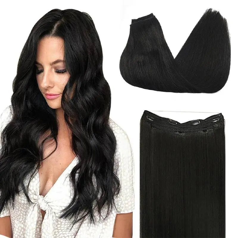 Doores Wire Hair Extensions Remy Human Hair Extensions#TikTokShopSummerSale