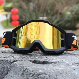 "Ski & Motorcycle Goggles – Windproof, Sandproof Protective Eyewear for Racing & Off-Road Sports"
