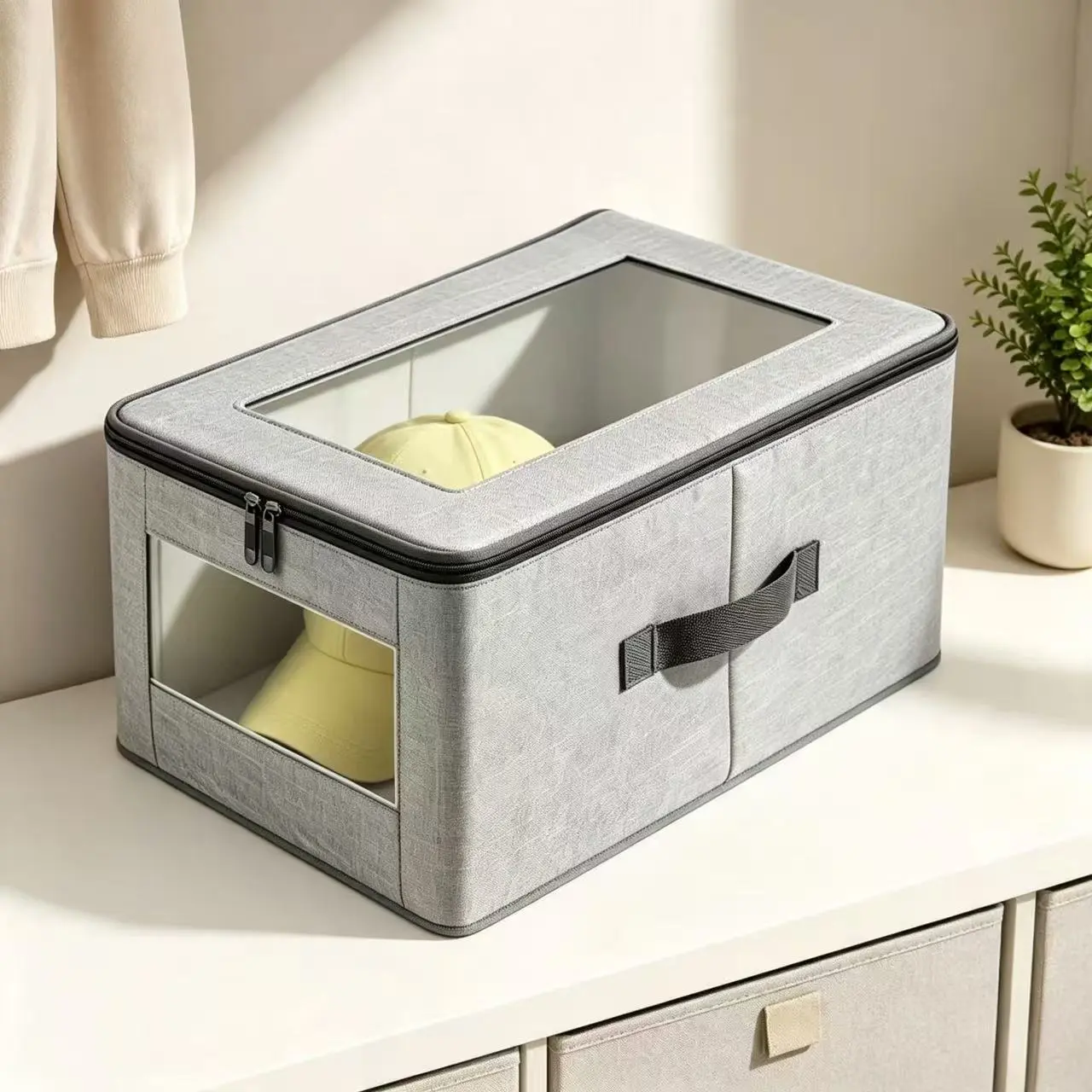 Large Stackable Hat Storage Boxes for Baseball Caps, Classic Style, Hat OrganizerRack, Wardrobe Organizer, mens gifts, hats