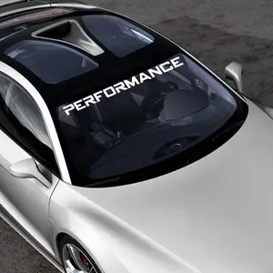 Performance Car Sticker, Car Windscreen Rear Window DIY Sports Style Decoration, Waterproof Durable Scratch Shield Self-adhesive Car Accessories