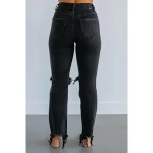 OLi-QKRudyRisen Jeans - Vintage Black Crop Fit O-6510