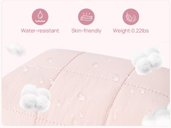 Telena Puffer Makeup Bags for Women, Nylon Puffy Padded Make Up Bags for Women Makeup Case, Small Makeup Pouch for Travel Essentials Gift Compact
