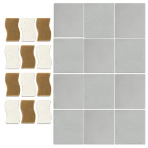 Organic Origin Eco-Friendly Swedish Dishcloths & Sponges Bundle Reusable Cotton Cleaning Essentials with Natural Coconut Cellulose 24-Piece Set