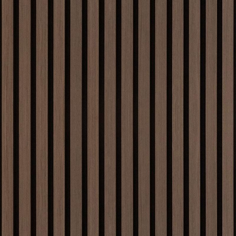 Dark Walnut Acoustic Slat Panel 108.25" Sample