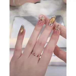 Cai She · Daily Wealth - 2Get rich daily light luxury pure handmade high-end brightening ten-piece nail art set