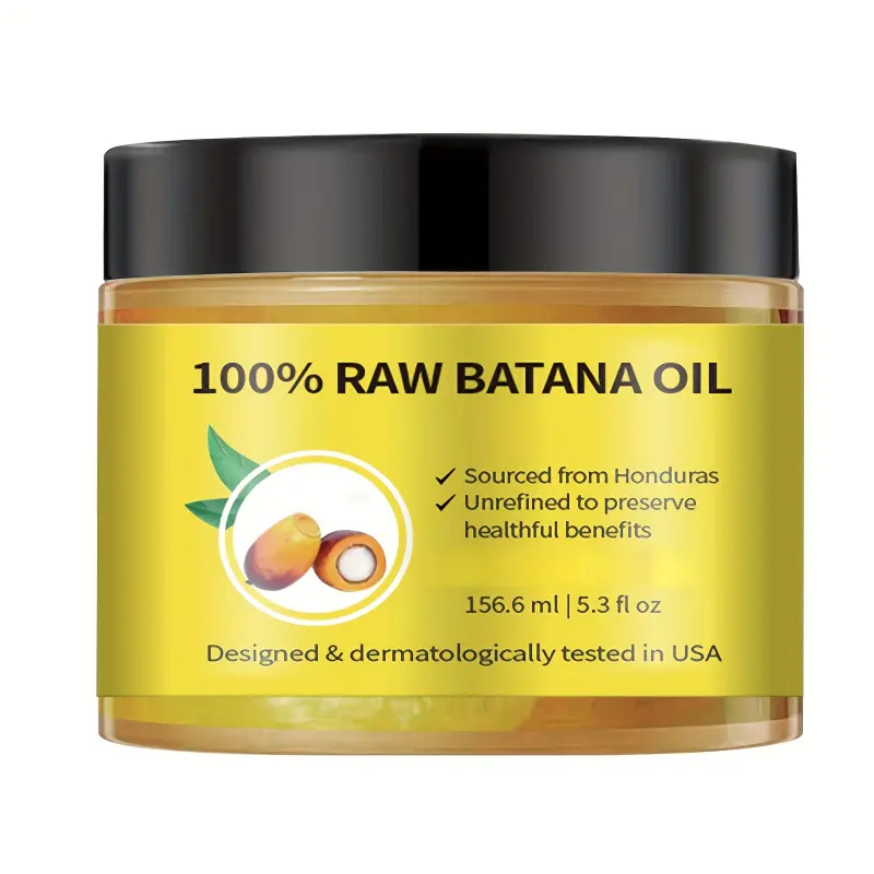 Batana Hair Oil 156.6ml(5.3oz), used for Hydrating Hair Moisturizer, hair moisturizing treatment, Hydrating, rich in palm oil, suitable for all hair types, Scalp Oil