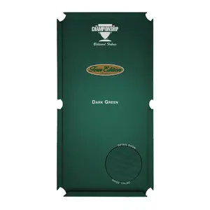 Championship Tour Edition 3030 Pool Table Cloth Replacement Kit for Pool Tables Billiard Table Felt with Horsehair Brush, Chalk, 6 Precut Rail Cloth Pieces (Multiple Colors)