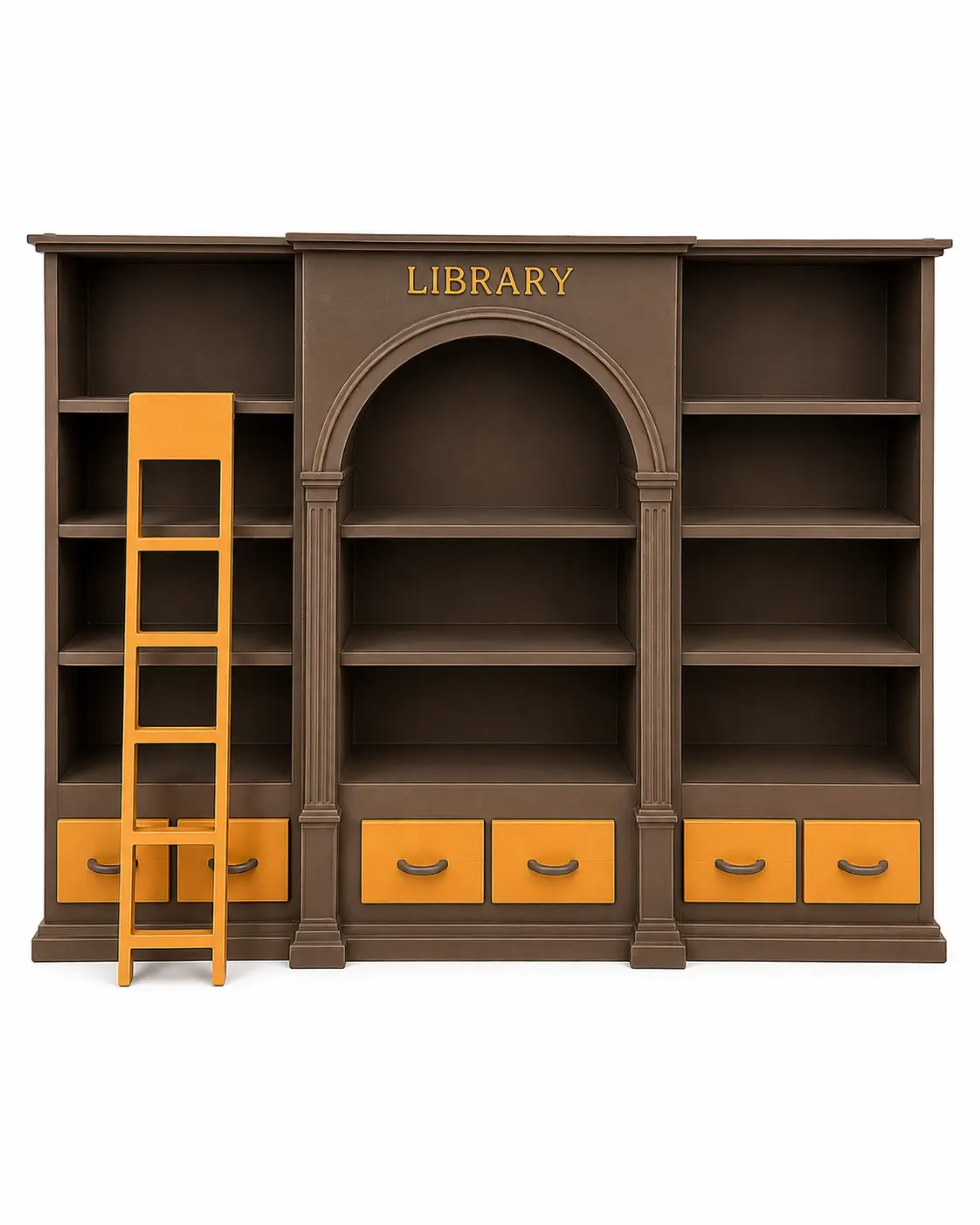 Miniature Library Bookshelf