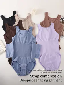 Women's Strong Abdominal Waist Cincher Shaper, Hook Design Compression Breathable Comfort Smooth Shapewear, Belly Control Slimming Underwear for All Seasons, Breathable Body Shaper