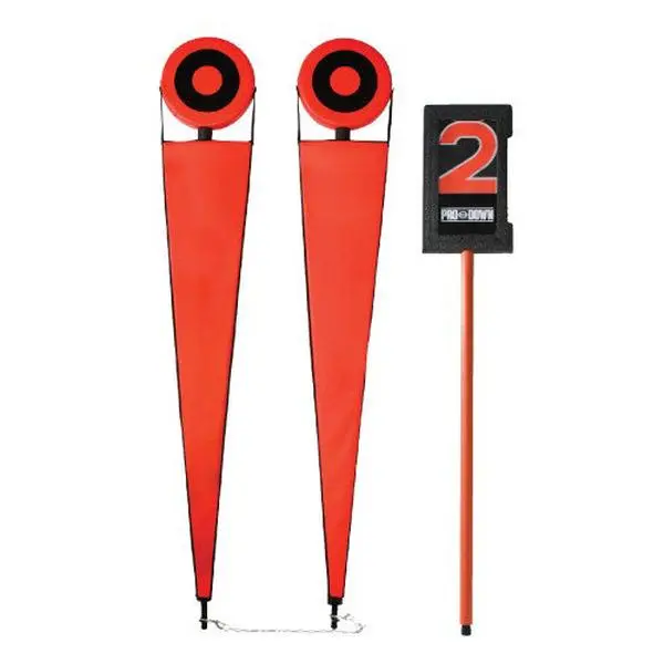 Galvanized Steel 2-Piece Pole Chain Set (SSN 1370766) - Orange, 3-Color High Visibility Bulls-Eye Banners, Fully Padded Pro-Style Down Box Chainsaw Garden Tool Accessory (no)