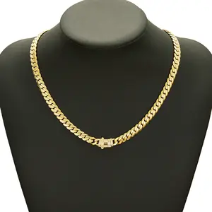 New Upgrade 14K Gold-Plated Cuban Bracelet | Iced White Stone Design | 8mm | 7.5–30 Inches | Perfect Gift for Him & Her | Valentine’s Day Jewelry