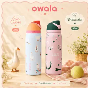 Owala Limited Edition Silly Goose 32oz FreeSip Water Bottles – Weekender Tumblers, Off The Hook Leakproof Insulated Stainless Steel, Gift for her, Gift for him, Gift for dad