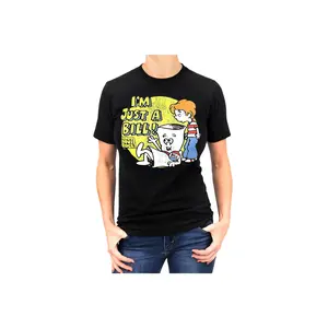 Schoolhouse Rock! I'm Just A Bill Adult Black T-Shirt
