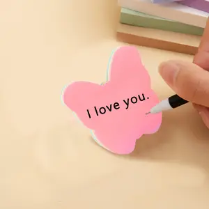 100 Colorful Mini Butterfly Note Pads - 1 Book/100 Pads - Sticky Notes - For Home, School, Office - Perfect Gift for Students & Teachers