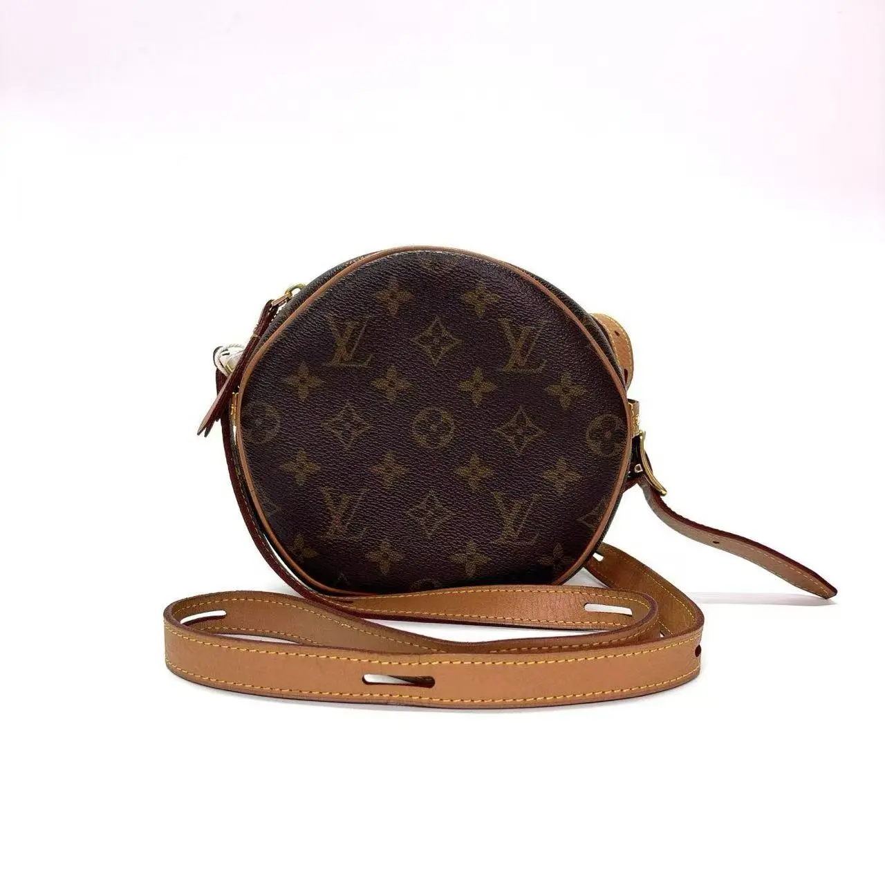 Pre-owned Louis Vuitton france Shoulder Bags LV Small Round Biscuit Monogram (SZ H61556)