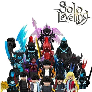 Solo Leveling Sung Jin-woo Anime Figure Blocks WM6220 WM6221