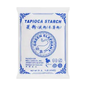 GREEN ELEPHANT Tapioca Starch 454g for DIY Taro Balls Bubble Tea Baking
