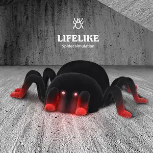 Remote Control Spider & Lizard Toy, LED Glowing Eyes, 360° Spin, Rechargeable, Fun Indoor Gift, Party & Fidget Toy