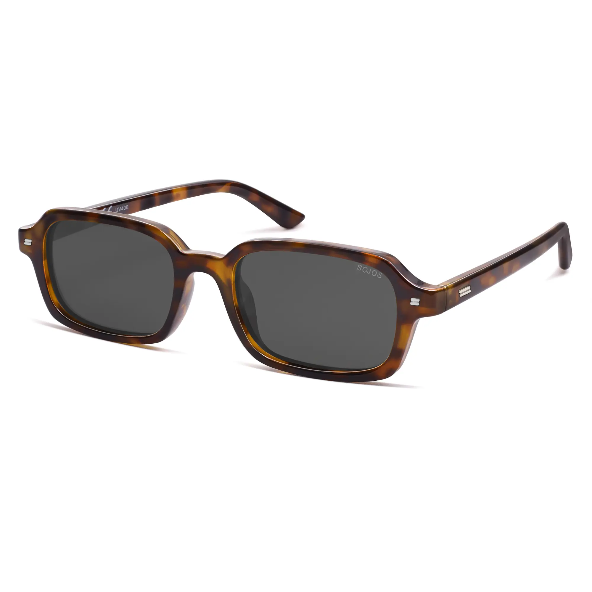 SOJOS Retro Rectangular Polarized Sunglasses Womens Mens, 80s 90s Small Trendy Slim Narrow Square Sunnies SOJOS Retro Rectangular Polarized Sunglasses Womens Mens, 80s 90s Small Trendy Slim Narrow Square Sunnies